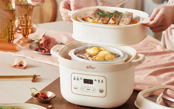 Nồi nấu chậm - Món đồ “mẹ bỉm” nào cũng sẽ cần, chỉ 2 phút là có bữa ăn cho con ngon như trên mạng
