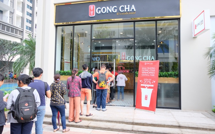 Gong Cha ch nh th c c m t t i Vinhomes Central Park