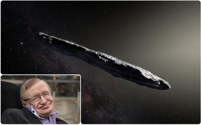 Đến Stephen Hawking cũng nghi thiên thạch hình điếu cigar là tàu vũ trụ của  người ngoài hành tinh, và mọi chuyện đều có lý do