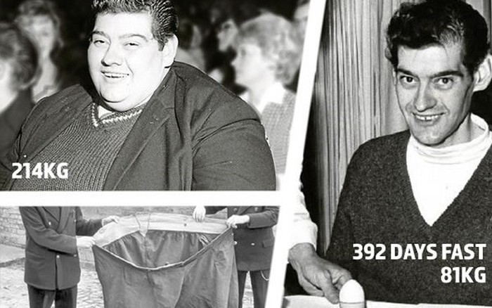 Chuyện lạ có thật về người đàn ông nhịn ăn liên tục suốt 382 ngày, giảm  125kg khiến y học sửng sốt