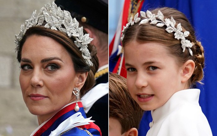 Công nương Kate nhận 10 điểm khéo léo khi cùng con gái phá vỡ truyền thống trong Lễ đăng quang của Vua Charles III