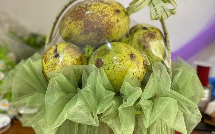 Giỏ tr&aacute;i c&acirc;y tặng c&ocirc; gi&aacute;o nh&acirc;n ng&agrave;y 20/11 khiến mạng cả x&atilde; hội thắc mắc: Đ&atilde;  t&igrave;m ra chủ nh&acirc;n v&agrave; l&yacute; do