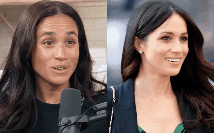 Meghan Markle shocked when appearing with an aging face, responding to a piece of information about Prince Harry