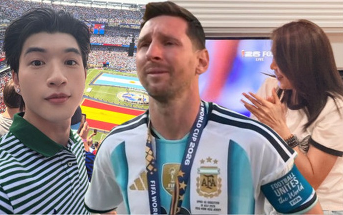 HIEUTHUHAI bắt cận cảnh Messi thất thần sau trận thua, Mỹ Tâm chỉ nói 1 câu về huyền thoại Argentina