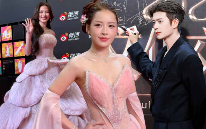 Chi Pu là nghệ sĩ Việt duy nhất bùng nổ visual trên thảm đỏ Gala Weibo, "chặt đẹp" Baifern Pimchanok nhạt nhòa sến sẩm