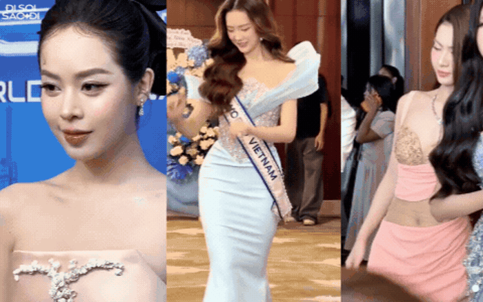 Thảm đỏ hot nhất hôm nay: Kiều Duy diện váy hở bạo, dàn Tân Á hậu đọ sắc nét căng
