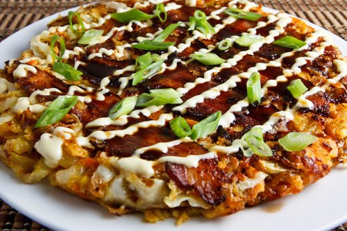 Đi tìm hương vị Okonomiyaki - bánh xèo Nhật Bản